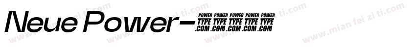 Neue Power字体转换